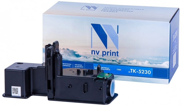 Картридж NV Print TK-5230 Голубой для принтеров Kyocera ECOSYS P5021cdw/ P5021cdn/ M5521cdw/ M5521cdn, 2200 страниц
