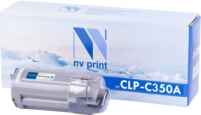 Картридж NV Print CLP-C350A Голубой для принтеров Samsung CLP-350N/ CLP-351NK/ CLP-351NKG, 2000 страниц