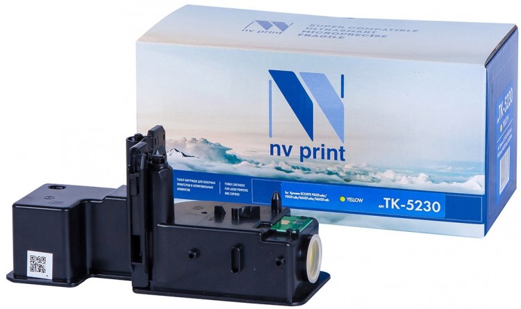 Картридж NV Print TK-5230 Желтый для принтеров Kyocera ECOSYS P5021cdw/ P5021cdn/ M5521cdw/ M5521cdn, 2200 страниц