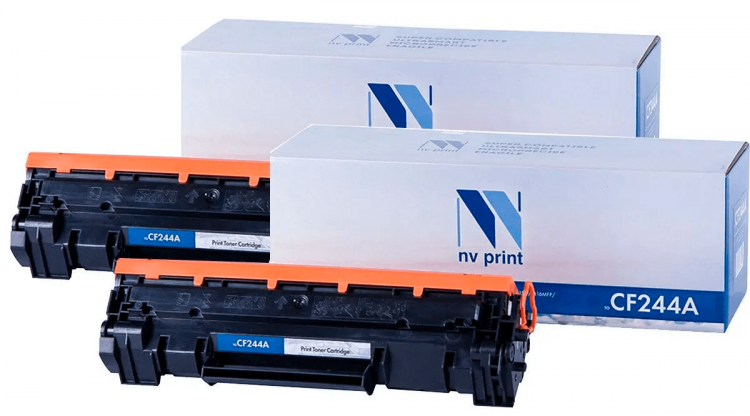 Картридж NV Print NV-CF244A-SET2 для принтеров HP LaserJet Pro M28a/ M28w/ M15a/ M15w, (2 шт) 1000 страниц