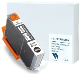 Струйный картридж NV Print C-PFI300 MBK для принтеров Canon imagePROGRAF PRO-300