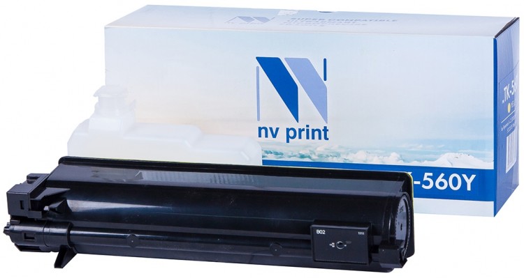 Картридж NV Print TK-560 Желтый для принтеров Kyocera FS-C5300DN/ C5350DN/ ECOSYS P6030cdn, 10000 страниц