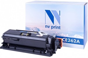Картридж NV Print CE262A Желтый для принтеров HP LaserJet Color CP4025n/ CP4025dn/ CP4525n/ CP4525dn/ CP4525xn, 11000 страниц