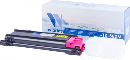 Картридж NV Print TK-580 Пурпурный для принтеров Kyocera FS C5150DN/ ECOSYS P6021cdn, 2800 страниц
