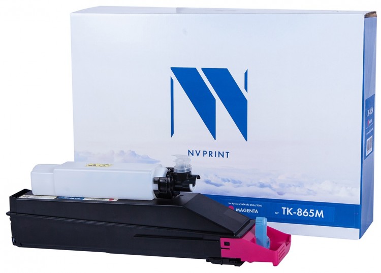 Картридж NV Print TK-865 Пурпурный для принтеров Kyocera TASKalfa 250ci/ 300ci, 12000 страниц