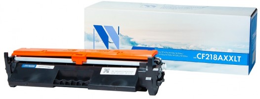 Картридж NV Print CF218AXXLT БЕЗ ЧИПА для принтеров HP LaserJet Pro M104a/ M104w/ M132a/ M132fn/ M132fw/ M132nw, 5000 страниц
