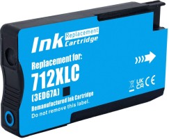 Картридж NV Print №712 (NV-3ED67A) Cyan для HP DesignJet T210/ T630, голубой, 29 мл