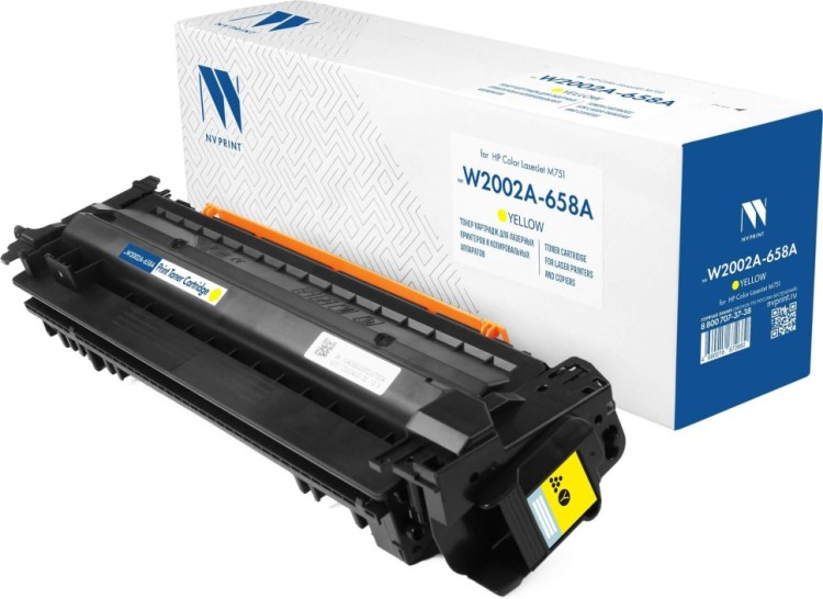 Картридж NV Print W2002A 658A (NV-W2002A-658A-Y) Yellow для HP Color LaserJet Enterprise M751, жёлтый, 6000 стр. Картридж NV Print W2002A 658A (NV-W2002A-658A-Y) Yellow для HP Color LaserJet Enterprise M751, жёлтый, 6000 стр.