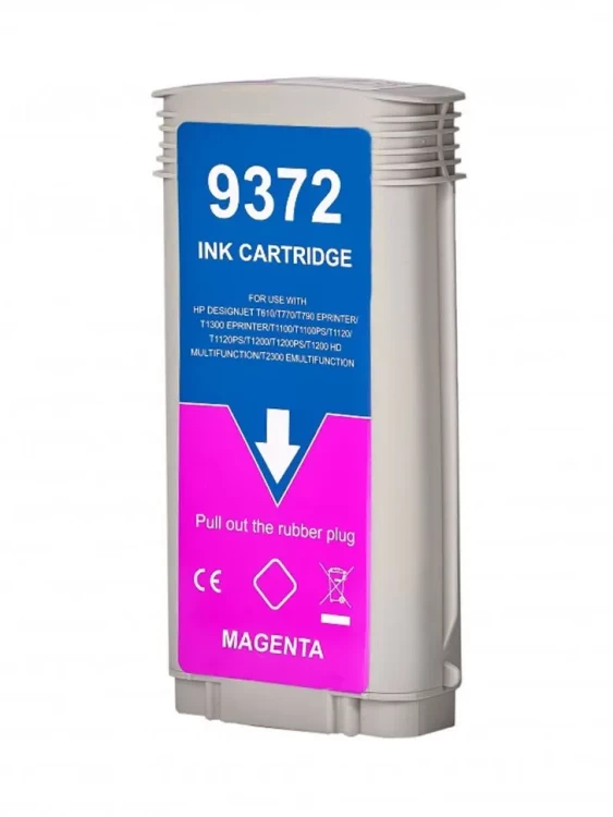 Струйный картридж NV Print C9372A (72) Magenta для HP DesignJet T1100, T1120, T1200, T1300,  T610, T620, T770, T790, T2300, T795