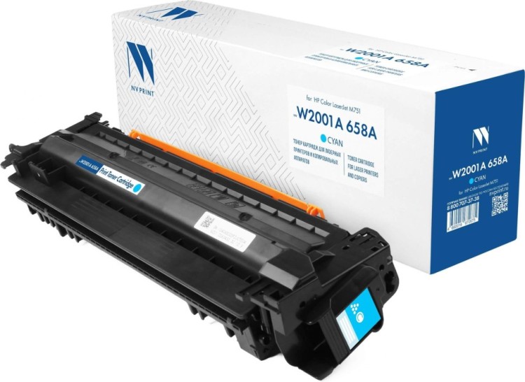 Картридж NV Print W2001A 658A (NV-W2001A-658A-C) Cyan для HP Color LaserJet Enterprise M751, голубой, 6000 стр. Картридж NV Print W2001A 658A (NV-W2001A-658A-C) Cyan для HP Color LaserJet Enterprise M751, голубой, 6000 стр.