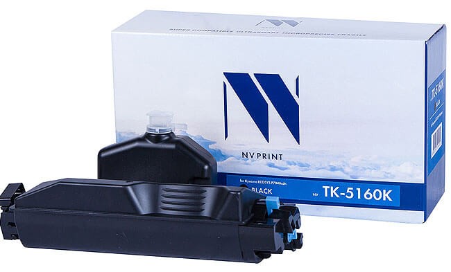 Картридж NV Print TK-5160 Черный для принтеров Kyocera ECOSYS P7040cdn, 16000 страниц