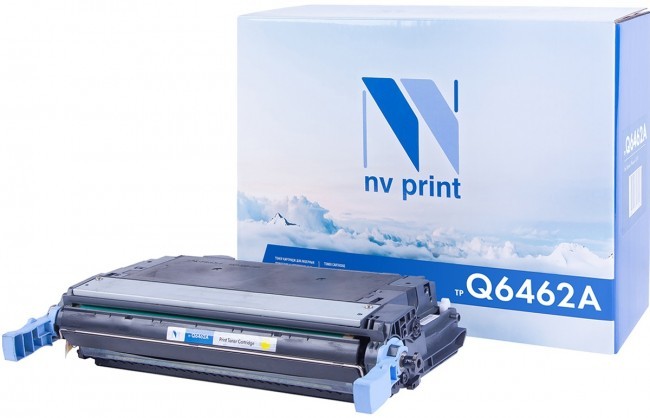 Картридж NV Print Q6462A Желтый для принтеров HP LaserJet Color 4730/ MFP-4730x/ 4730xm/ 4730xs/ CM4730/ CM4730f/ CM4730fm/ CM4730fsk, 12000 страниц