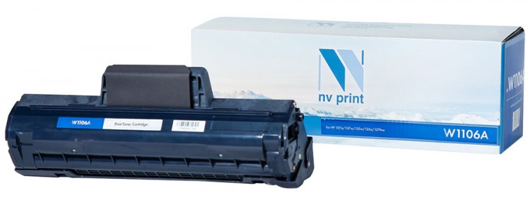 Картридж NV Print W1106A для принтеров HP LaserJet  107a/ 107w/ 135w/ 135a/ 137fnw, 1000 страниц