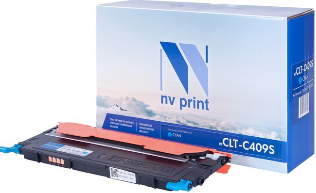 Картридж NV Print CLT-C409S Голубой для принтеров Samsung CLP-310/ 310N/ 315, 1000 страниц