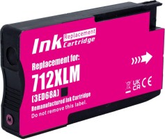 Картридж NV Print №712 (NV-3ED68A) Magenta для HP DesignJet T210/ T630, пурпурный, 29 мл