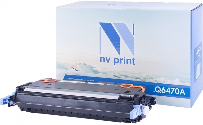 Картридж NV Print Q6470A Черный для принтеров HP LaserJet Color 3505/ 3505x/ 3505n/ 3505dn/ 3600/ 3600n/ 3600dn/ 3800/ 3800n/ 3800dn/ 3800dnt, 6000 страниц