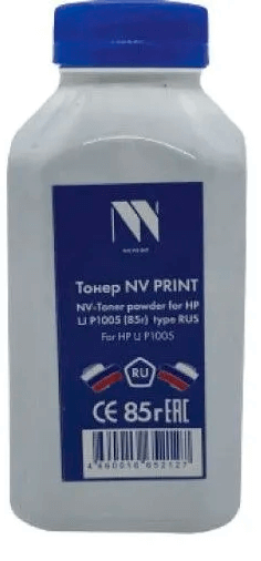 Тонер NV Print TYPE RUS для принтеров HP LJ P1005 (85г)