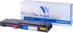 Картридж NV Print 106R02234 Пурпурный для принтеров Xerox Phaser 6600/ WorkCentre 6605, 6000 страниц