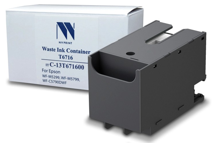 Контейнер для отработанных чернил NV Print T6716 для принтеров Epson WF-M5299/ WF-M5799/ WF-C5790DWF