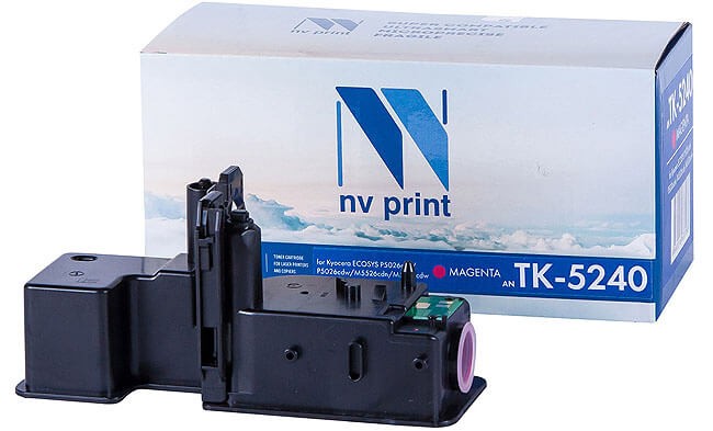 Картридж NV Print TK-5240 Пурпурный для принтеров Kyocera ECOSYS P5026cdn/ P5026cdw/ M5526cdn/ M5526cdw, 3000 страниц