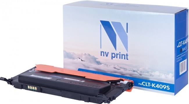 Картридж NV Print CLT-K409S Черный для принтеров Samsung CLP 310/ 310N/ 315, 1500 страниц