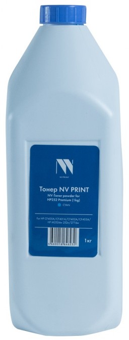 Тонер NV Print для принтеров HP M252/ 277, Cyan, Premium, 1кг
