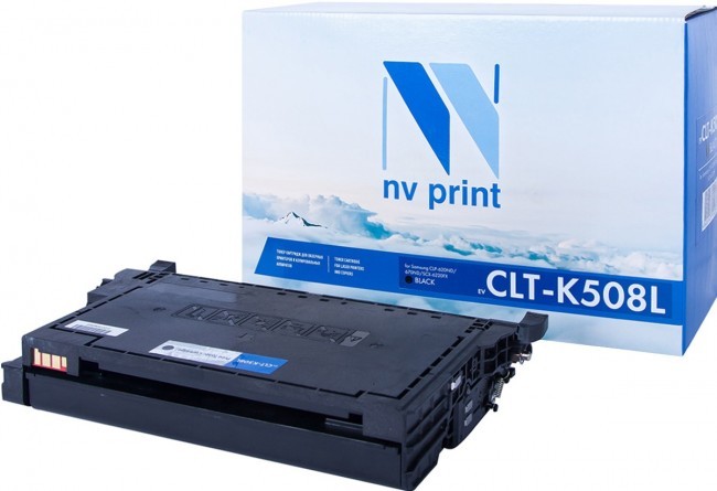Картридж NV Print CLT-K508L Черный для принтеров Samsung CLP-620ND/ 670ND/ CLX-6220FX, 5000 страниц