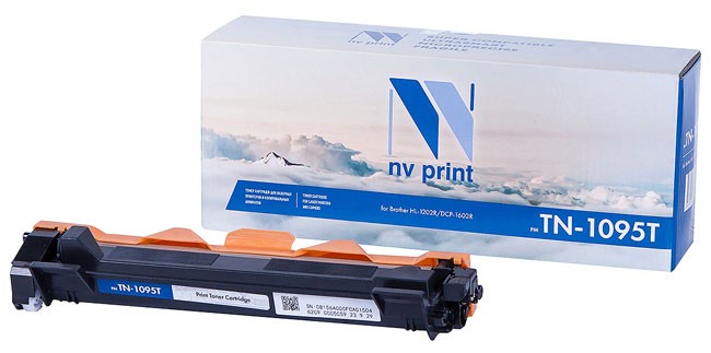 Картридж NV Print TN-1095T Черный для принтеров Brother HL-1202R/ DCP-1602R, 1500 страниц