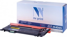 Картридж NV Print CLT-M406S Пурпурный для принтеров Samsung CLP-360/ 365/ 368/ CLX-3300/ 3305, 1000 страниц