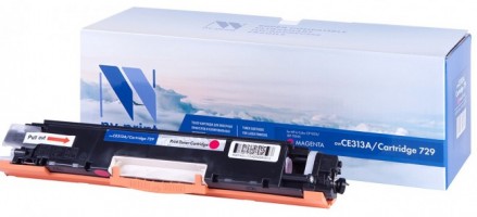 Картридж NV Print CE313A/ 729 Пурпурный для принтеров HP LaserJet Color Pro 100 M175a/ M175nw/ CP1025/ CP1025nw/ Canon i-SENSYS LBP7010C/ LBP7018С, 1000 страниц
