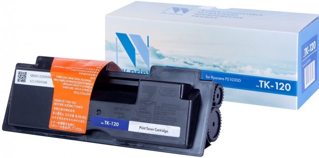 Картридж NV Print TK-120 для принтеров Kyocera FS-1030D/ 1030DN/ KM-1500, 7200 страниц
