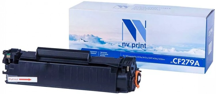 Картридж NV Print CF279A Черный для принтеров HP LaserJet Pro M12a/ M12w/ MFP M26a/ M26nw, 1000 страниц