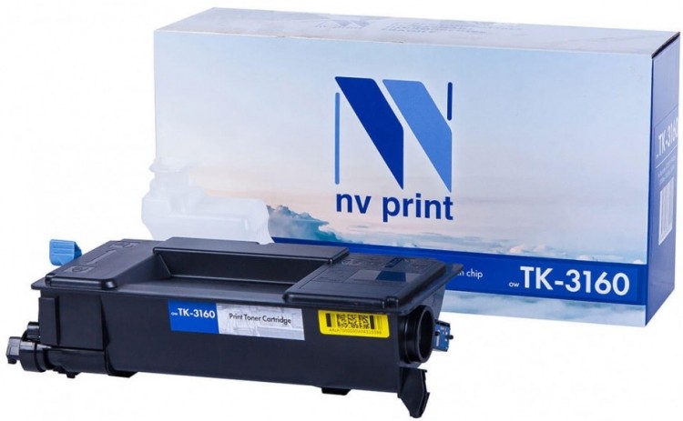 Картридж NV Print TK-3160 для принтеров Kyocera ECOSYS P3045dn/ 3050dn/ 3055dn/ 3060dn, 12500 страниц