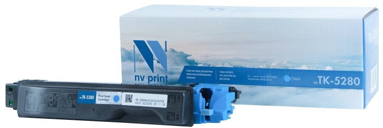 Картридж NV Print TK-5280 Cyan для принтеров Kyocera Ecosys P6235cdn/ M6235cidn/ M6635cidn, 11000 страниц