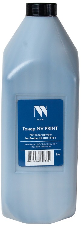 Тонер NV Print NV-HL1110-TYPE1-1KG для принтеров Brother HL1110 TYPE1, 1кг
