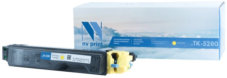 Картридж NV Print TK-5280 Yellow для принтеров Kyocera Ecosys P6235cdn/ M6235cidn/ M6635cidn, 11000 страниц