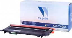 Картридж NV Print CLT-Y406S Желтый для принтеров Samsung CLP-360/ 365/ 368/ CLX-3300/ 3305, 1000 страниц
