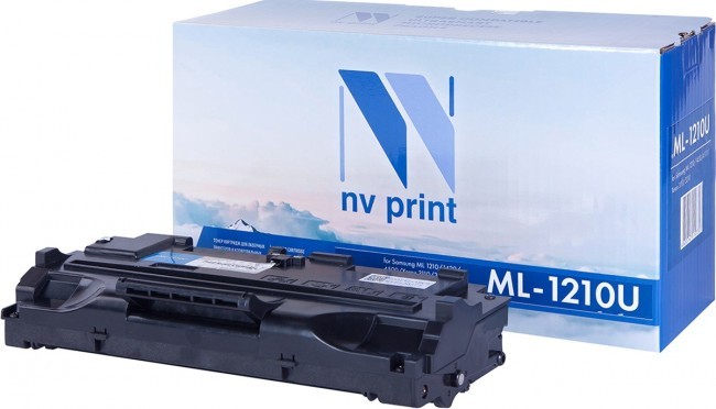 Картридж NV Print ML-1210 UNIV для принтеров Samsung ML-1010/ 1020/ 1210/ 1220M/ 1250/ 1430/ 4500/ 4600/ 808/ MSYS-5100P/ SF-5100/ 5100P/ 515/ 530/ 531P/ 535e/ 555P/ Xerox Phaser 3110/ 3210/ Ricoh H293*/ Lexmark E21, 2500 страниц