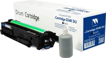 Блок фотобарабана NV Print 034Bk (NV-034KDUBk) Drum Black для Canon imageRUNNER C1225, imageClass MF810C/ MF820C, чёрный, 34000 стр