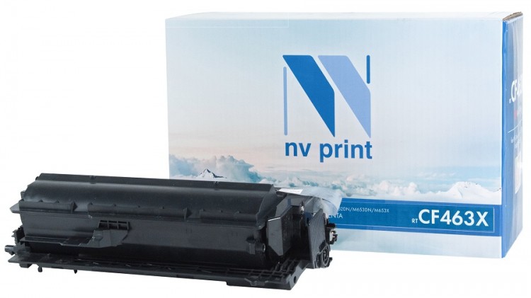 Картридж NV Print CF463X Magenta для принтеров HP Color Laser Jet M652DN/ M653DN/ M653X, 22000 страниц