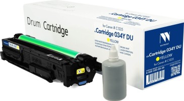Блок фотобарабана NV Print 034Y (NV-034YDUY) Drum Yellow для Canon imageRUNNER C1225, imageClass MF810C/ MF820C, жёлтый, 34000 стр