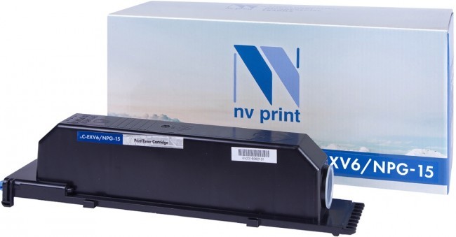 Тонер-туба NV Print C-EXV6 / NPG-15 для принтеров Canon NP-7160/ 7161/ 7163/ 7164, 6900 страниц