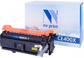 Картридж NV Print CE400A Черный для принтеров HP LaserJet Color M551n/ M551xh/ M551dn/ M570dn/ M570dw/ M575dn/ M575f/ M575c, 5500 страниц