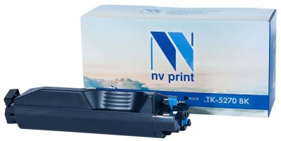Картридж NV Print NV-TK-5270 Black для принтеров Kyocera EcoSys M6230cidn/ P6230cdn/ M6630cidn, 8000 копий