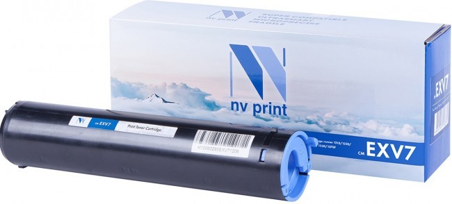 Тонер-туба NV Print C-EXV7 для принтеров Canon IR-1200/ 1210/ 1230/ 1270/ 1330/ 1510, 5300 страниц