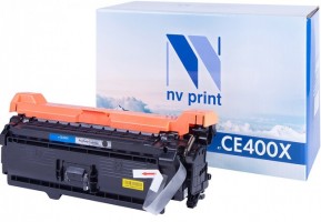 Картридж NV Print CE400X Черный для принтеров HP LaserJet Color M551n/ M551xh/ M551dn/ M570dn/ M570dw/ M575dn/ M575f/ M575c, 11000 страниц