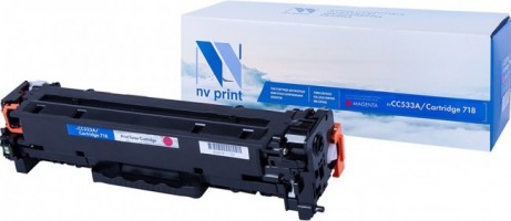 Картридж NV Print CC533A/ 718 Пурпурный для принтеров HP LaserJet Color CP2025/ CP2025dn/ CP2025n/ MFP-CM2320fx/ CM2320n/ Canon i-SENSYS LBP-7200Cdn/ 7210Cdn/ 7660Cdn/ 7680Cх/ MF8330Cdn/ 8340Cdn/ 8350Cdn/ 8360Cdn/ 838, 2800 страниц