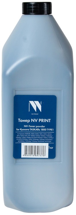 Тонер NV Print NV-KYO1800-TYPE1-1KG для принтеров Kyocera TASKAlfa 1800 TYPE1, 1кг