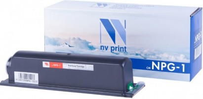 Тонер-туба NV Print NPG-1 для принтеров Canon NP1015/ 1215/ 1215S/ 1218/ 1318/ 1510/ 1520/ 1530/ 1550/ 2010/ 2020/ 6020/ 6116/ 6216/ 6220/ 6317/ 6320/ 6416, 4000 страниц