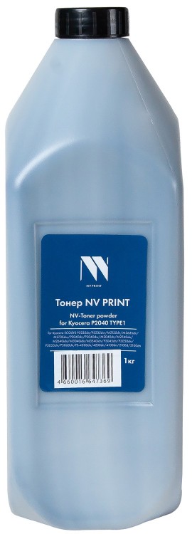 Тонер NV Print NV-KYO2040-TYPE1-1KG для принтеров Kyocera P2040 TYPE1, 1кг